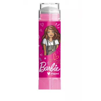 Borracha de plástico Maped Barbie com recarga, formato batom, sistema rotativo retrátil, 1 conjunto 152013