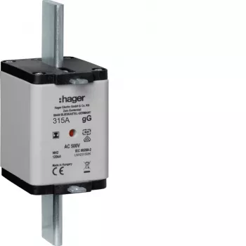 Cartucho de fusível HAGER LNH2315MK NH 315A 500V gG tamanho NH2