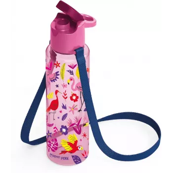 Garrafa de água Maped PICNIK Access Birds 0,5 L rosa 876702