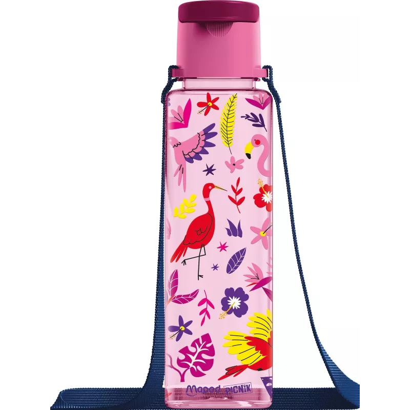 Garrafa de água Maped PICNIK Access Birds 0,5 L rosa 876702