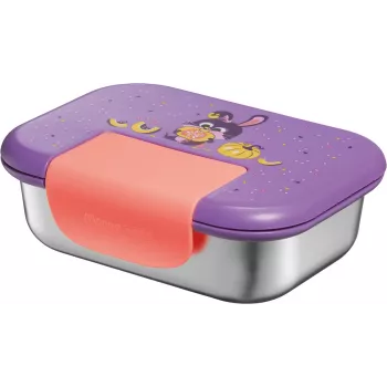 Lancheira Maped PICNIK coelho, aço inoxidável, 0,9 L, tampa de plástico com vedação de silicone – 1 unid. (874002)