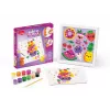 Conjunto de pintura por números Maped Creativ Kawaii Food Sweet - 2 telas pré-impressas, 10 tintas acrílicas, pincel, a partir de 7 anos 907088
