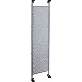 Quadro de distribuição universal Hager UN41TN, porta em aço inoxidável, 600x250x52 mm
