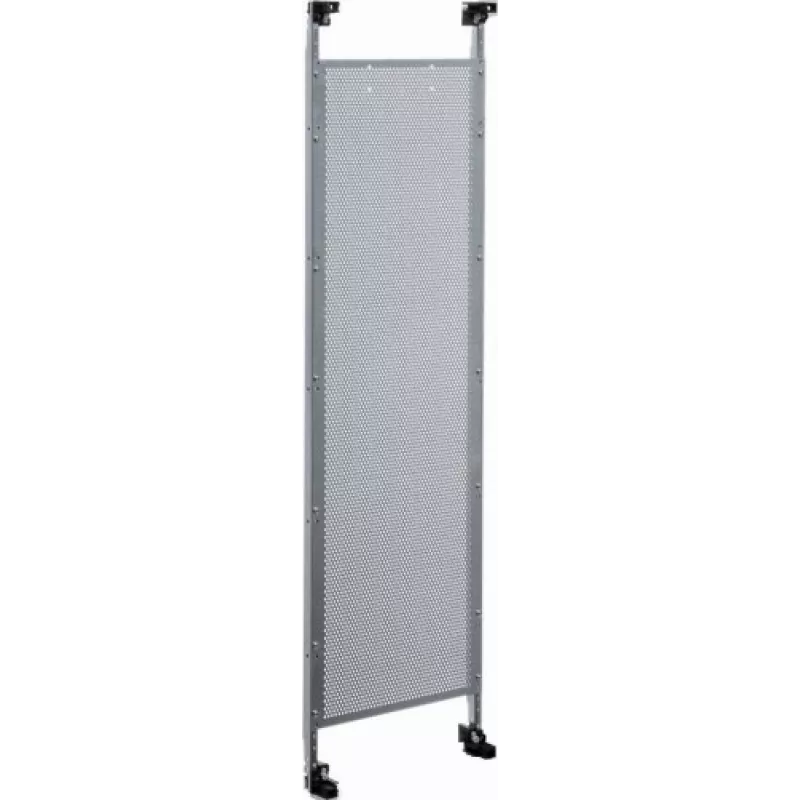 Quadro de distribuição universal Hager UN41TN, porta em aço inoxidável, 600x250x52 mm