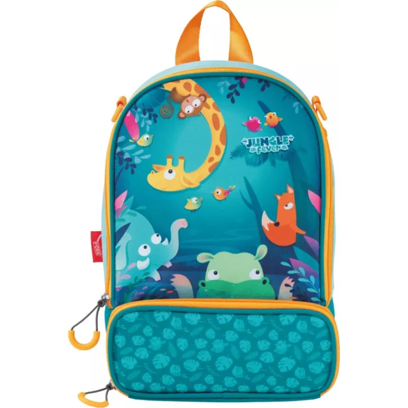Mochila infantil Maped PICNIK Jungle Fever, turquesa, 6,16 L, poliéster, jardim de infância 879099