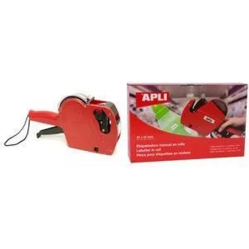 Marcador de preços AGIPA 101418 vermelho de 1 linha, 8 dígitos, altura de carateres 8 mm
