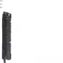 Suporte de barramento esquerdo HAGER UZ45S3, 5 polos, 355A, passo 45 mm, cinzento