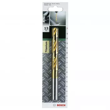 Broca helicoidal Bosch HSS 5 mm revestida a TiN DIN 338 2609255098