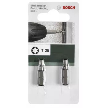 Bit Torx Bosch T 8 C 6,3 2 un. (2609255931)