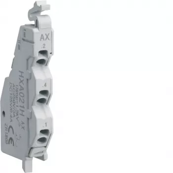 Contacto auxiliar Hager HXA021H 1NO+1NC 250VAC