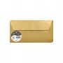 Clairefontaine Pollen Envelope DL, Dourado, 120 g/m², pH neutro, isento de ácido, 110 x 220 mm, 1 unid. 50085C