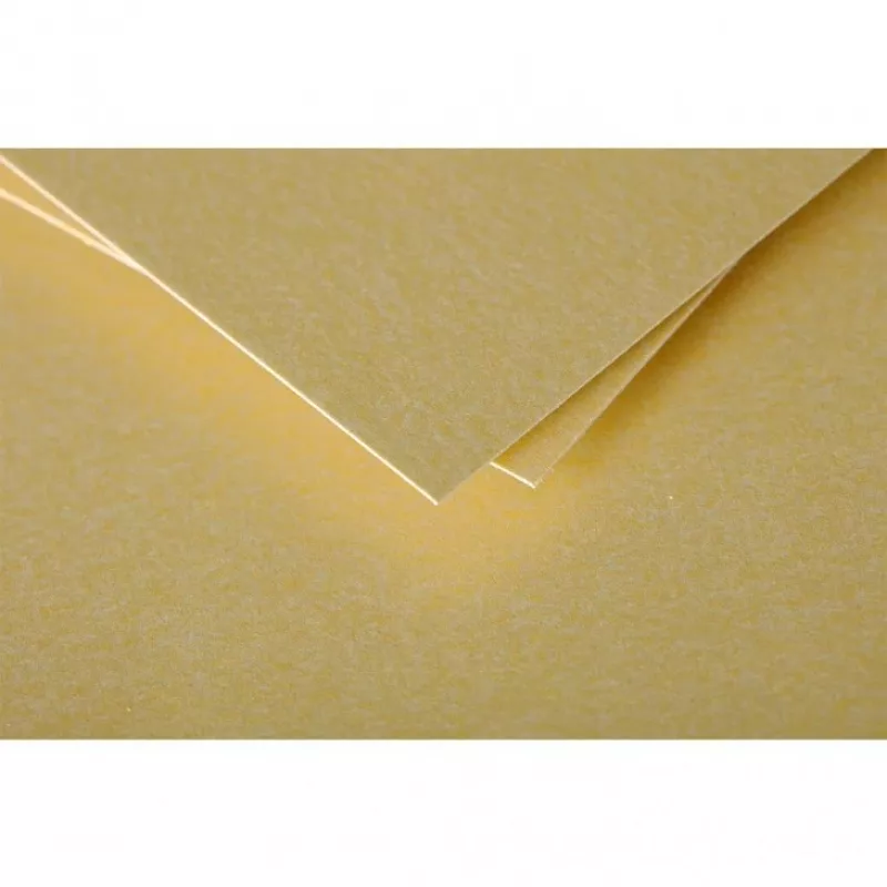 Clairefontaine Pollen Envelope DL, Dourado, 120 g/m², pH neutro, isento de ácido, 110 x 220 mm, 1 unid. 50085C