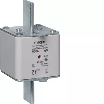 Hager LNH3630M Fusível NH3 gG, 630 A, 500 V AC