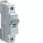 Hager NBN113 Disjuntor Magnetotérmico (MCB) 1 polo 13A Curva B 10kA, 1 módulo