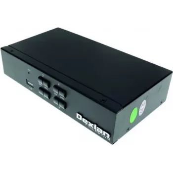 Dexlan Comutador KVM HDMI 1.4, 4K UHD, USB, 4 portas, Desktop (061093)