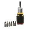 STANLEY FatMax Conjunto de Chaves de Fendas Multi-Bit 6 Bits FMHT0-62688 - Preto/Amarelo