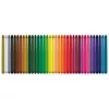 Maped COLOR'PEPS INFINITY Lápis de Cor Triangulares, 36 cores diferentes, sem madeira, 100% núcleo de pigmento, 10x mais duradouros, estojo ergonómico 861623