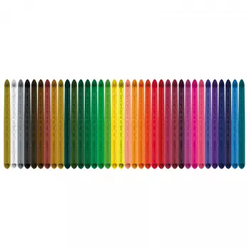 Maped COLOR'PEPS INFINITY Lápis de Cor Triangulares, 36 cores diferentes, sem madeira, 100% núcleo de pigmento, 10x mais duradouros, estojo ergonómico 861623