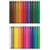 Maped COLOR'PEPS INFINITY Lápis de Cor Triangulares, 36 cores diferentes, sem madeira, 100% núcleo de pigmento, 10x mais duradouros, estojo ergonómico 861623