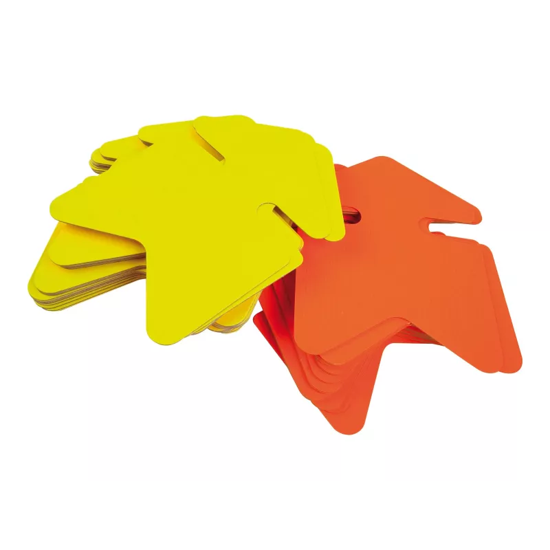 agipa Etiqueta Símbolo Seta, Amarelo/Laranja, 160 x 240 mm, frente e verso, 1 unid. (022925)