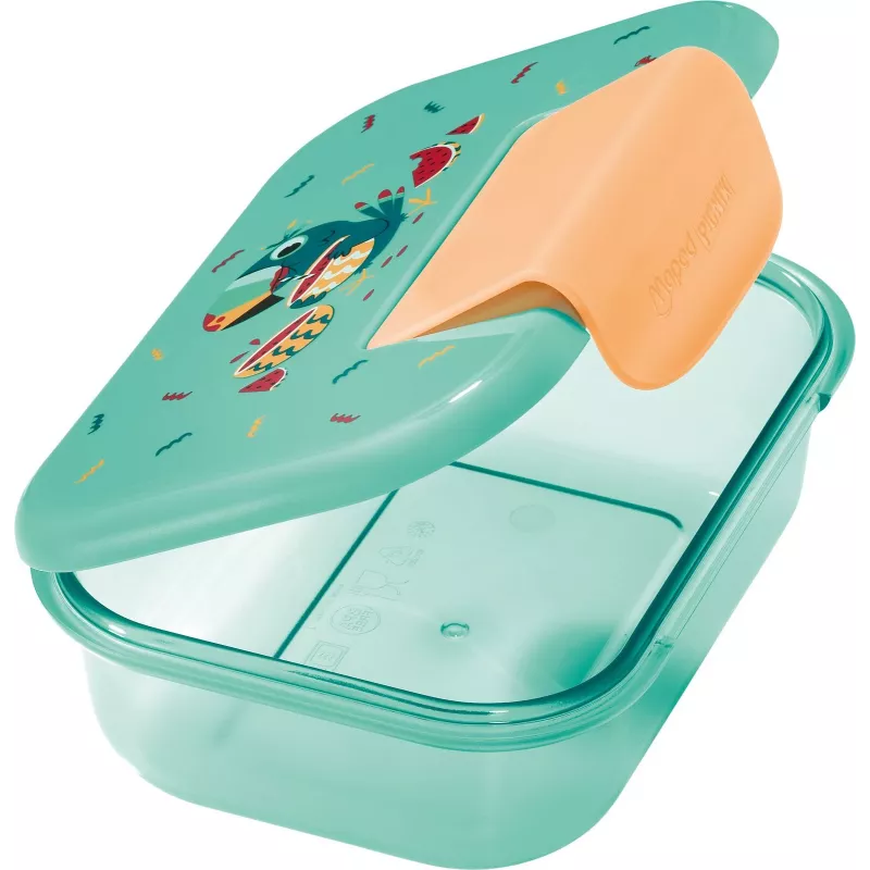 Maped PICNIK Lancheira TUKAN, Plástico, 0,9 L, tampa com vedação de silicone, fecho de clipe - 1 unid. (874103)