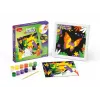 Conjunto Maped Creativ pintar por números - papagaio e borboleta, 2 motivos, 10 tintas acrílicas, a partir dos 7 anos 907085
