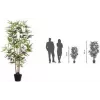 Planta de bambu artificial PAPERFLOW 120 cm (PABAM120)