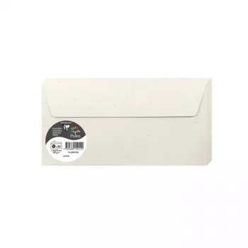 Pollen by Clairefontaine envelope DL, natural papel 100% reciclado, 120 g/m², 110 x 220 mm, 1 unid. (55012C)