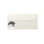 Pollen by Clairefontaine envelope DL, natural papel 100% reciclado, 120 g/m², 110 x 220 mm, 1 unid. (55012C)
