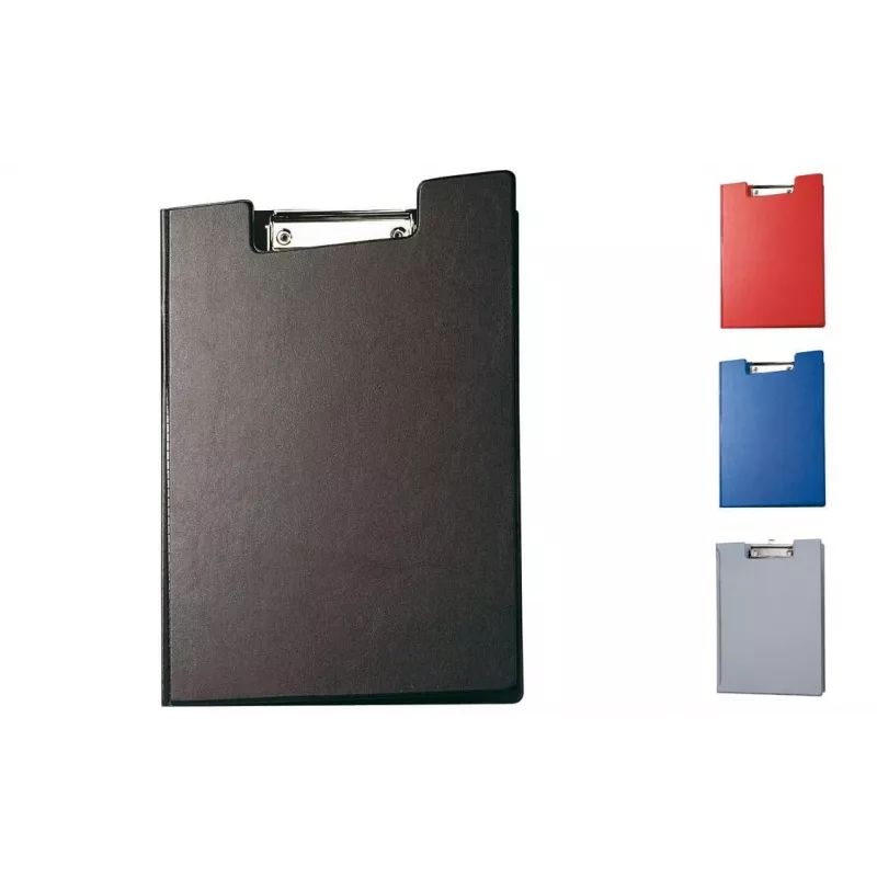 MAUL pasta com pinça A4 com revestimento de película, preto 23392-90