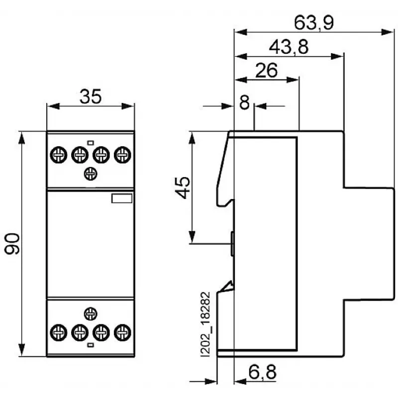 Siemens contactor de instalação 5TT5830-1 (5TT58301)