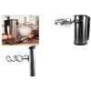 Little Balance batedeira manual Inox 400, 400 W, aço inoxidável, design elegante preto com revestimento de aço inoxidável (LB 8460)