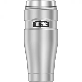 THERMOS STAINLESS KING copo isotérmico, 0,47 L, cinzento gelo, aço inoxidável de parede dupla, isolamento a vácuo, desmontável 4002.336.047