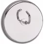 MAUL gancho magnético com gancho grande, interior, aço inoxidável e aço, 52 mm de diâmetro, gancho universal, para azulejos e metal 61555-96