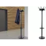MAULcaligo bengaleiro, preto, 8 ganchos, cabeça rotativa, porta-chapéus de chuva 94080