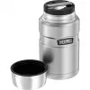 THERMOS STAINLESS KING recipiente isotérmico a vácuo para alimentos, 0,71 L, preto mate 4001.233.071
