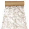 PAPSTAR Sizoflor caminho de mesa/fita decorativa, dourado, 75% poliéster, 25% poliamida, impermeável, 1 unid. (37063)