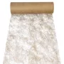 PAPSTAR Sizoflor caminho de mesa/fita decorativa, dourado, 75% poliéster, 25% poliamida, impermeável, 1 unid. (37063)