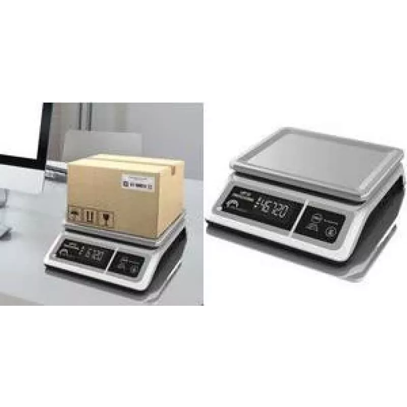 Little Balance LBP 50 Balança profissional para encomendas, 50 kg, recarregável (LB 8213)