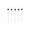 Espetadas para finger food PAPSTAR Black Pearl, 125 mm, bambu, 200 unid. 11300