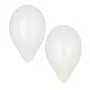 Balões de látex brancos PAPSTAR, diâmetro 250 mm, pack de 100, adequados para hélio 18956