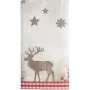 Toalha de mesa de Natal PAPSTAR X-Mas Deer, semelhante a tecido, Airlaid, 120 x 180 cm, 1 unid. (37225)