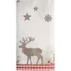Toalha de mesa de Natal PAPSTAR X-Mas Deer, semelhante a tecido, Airlaid, 120 x 180 cm, 1 unid. (37225)