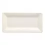 Pratos de cana-de-açúcar PAPSTAR pure, retangulares, 130 x 260 mm, 50 unid., compostáveis, adequados para micro-ondas 89746