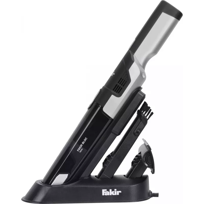Aspirador de mão Fakir AS 1110 LT, a seco, HEPA, mecânico, 78 dB, 120 W, sem saco, 0,3 L, preto/vermelho 29 77 003