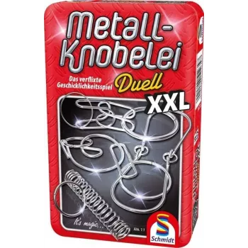 Puzzle de metal Schmidt Spiele Duell XXL - jogo de destreza puzzle edição de viagem a partir dos 7 anos