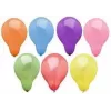 Balões de festa PAPSTAR, diâmetro 290 mm, mistura de cores variadas, adequados para hélio, 1 unid. (84211)