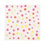 PAPSTAR guardanapos de papel Colorful Dots, 330 x 330 mm, rosa, 3 camadas, dobra 1/4, 20 guardanapos 88346