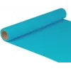 Papstar 82210 rolo de caminho de mesa de papel turquesa, 400 mm x 5 m, retangular