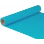 Papstar 82210 rolo de caminho de mesa de papel turquesa, 400 mm x 5 m, retangular
